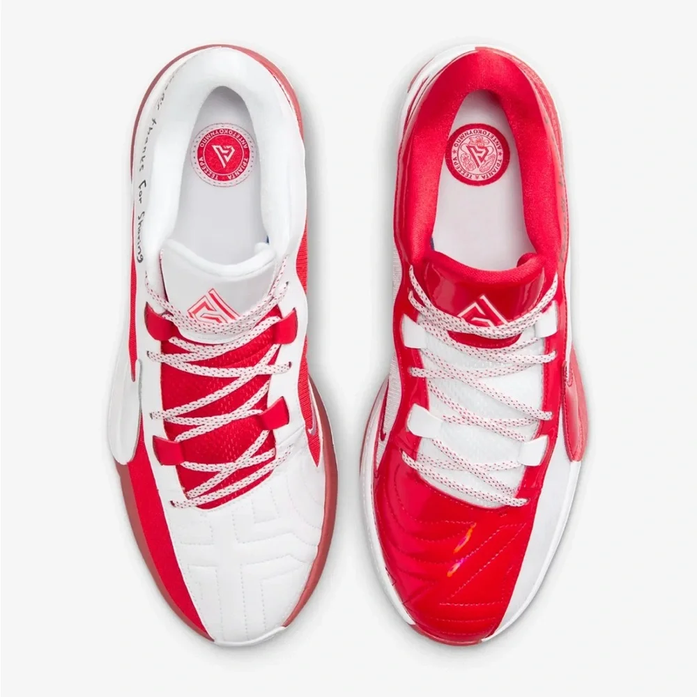 Nike Men's Zoom Freak 5 ''All-Star'' Red/White Basketball Shoes FV1933-600‎